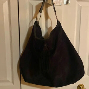 Vintage Victoria’s Secret Faux Suede tote bag Black. Make an offer.